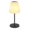 Lampe de table Globo SOLAR LED Noir, 2 lumières, Télécommandes, Changeur de couleurs