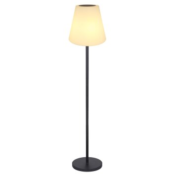 Lampe de table Globo SOLAR LED Noir, 2 lumières, Télécommandes, Changeur de couleurs