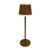Lampe de table Globo RIDLEY LED Rouille, 1 lumière