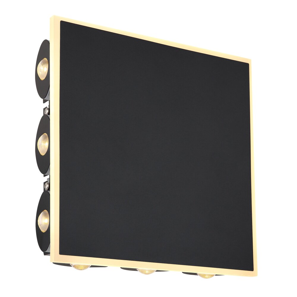 Applique murale Globo SAIDY LED Noir, 1 lumière main product photo