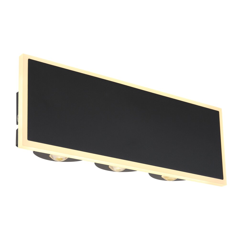 Applique murale Globo SAIDY LED Noir, 1 lumière main product photo
