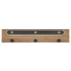 Applique murale Globo CHASEY LED Couleur bois, Noir, Blanc, 1 lumière