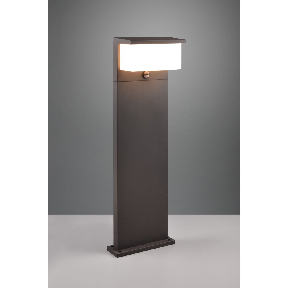 Borne lumineuse Trio Nestos LED Anthracite, 1 lumière, Détecteur de mouvement main product photo