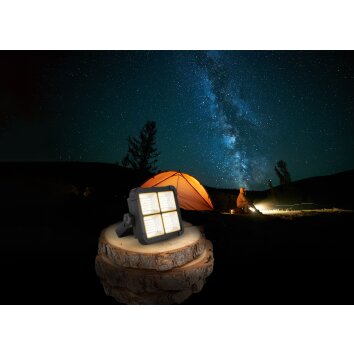 Spot de jardin Globo SOLAR LED Noir, 1 lumière