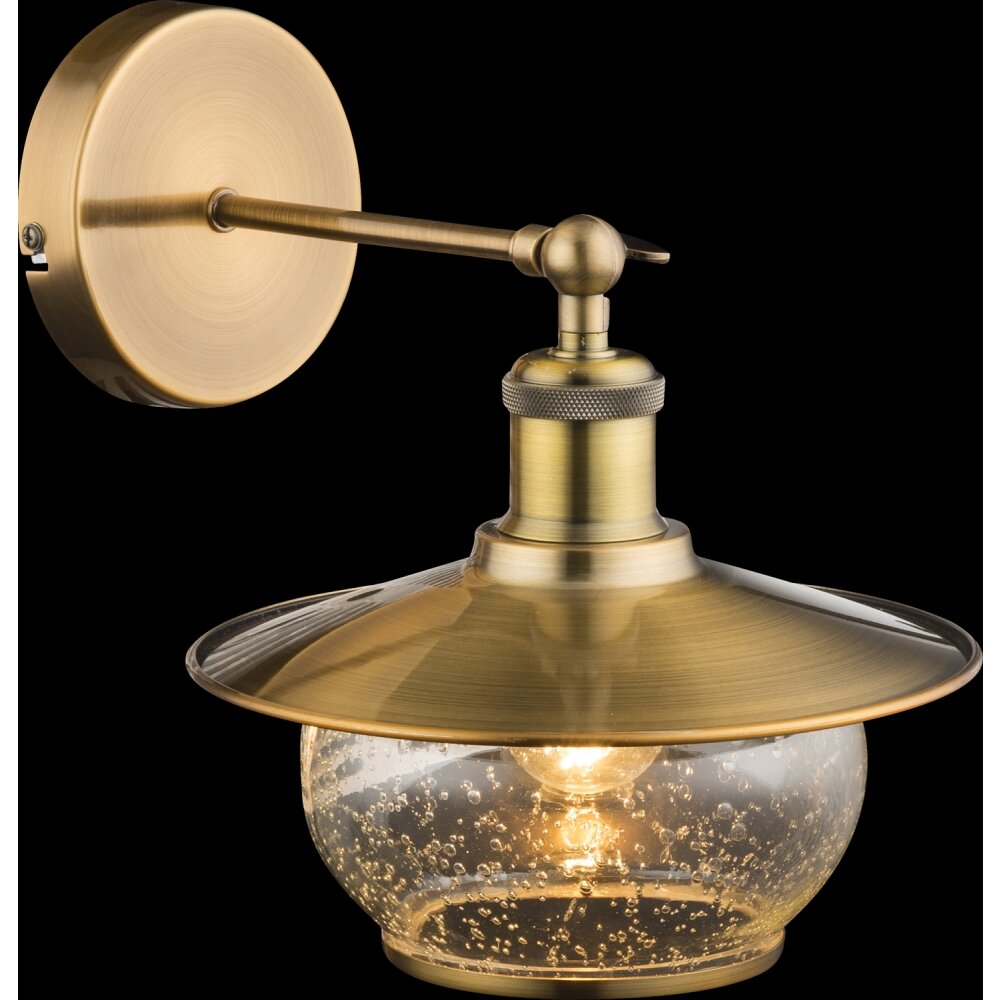 Applique murale Globo NEVIS Bronze, 1 lumière main product photo