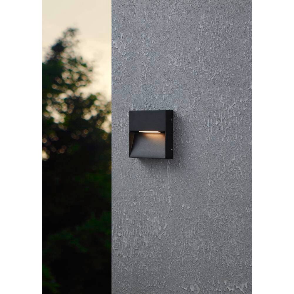 Applique murale d'extérieur Eglo MARUGGIO LED Noir, 1 lumière main product photo