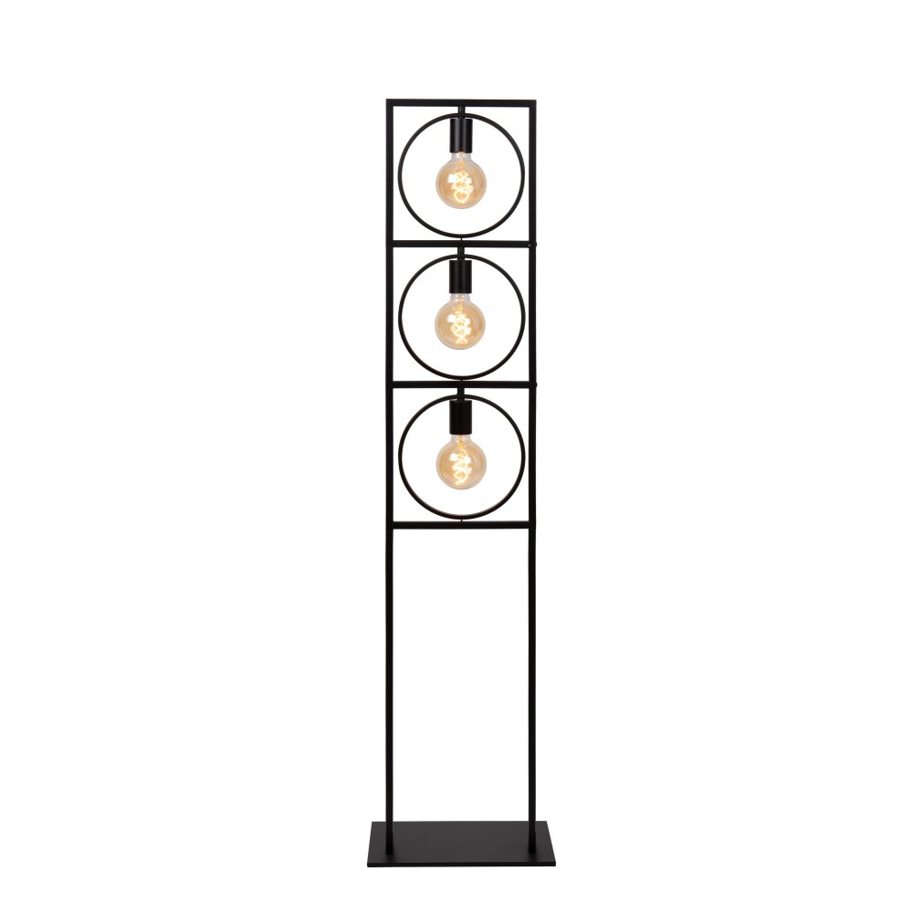 Lampadaire Lucide SUUS Noir, 3 lumières main product photo