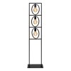 Lampadaire Lucide SUUS Noir, 3 lumières