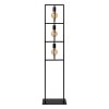 Lampadaire Lucide SUUS Noir, 3 lumières