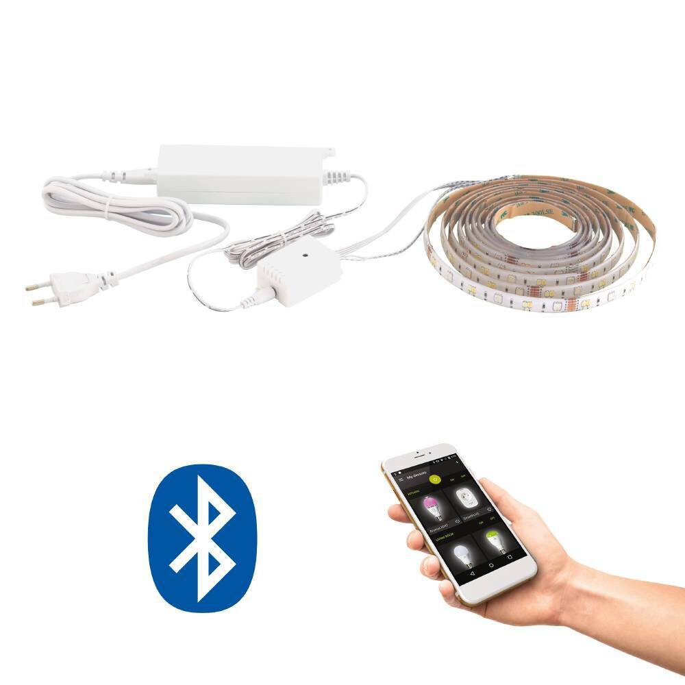 Bande LED Eglo STRIPE-C Blanc, 1 lumière, Changeur de couleurs main product photo