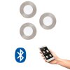 Spot encastrable Eglo FUEVA-C LED Nickel mat, 3 lumières Spot encastrable Eglo FUEVA-C LED Nickel mat, 3 lumières