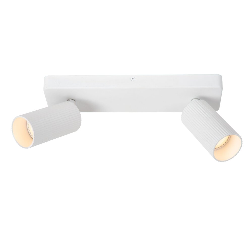 Plafonnier Lucide CLUBS Blanc, 2 lumières main product photo