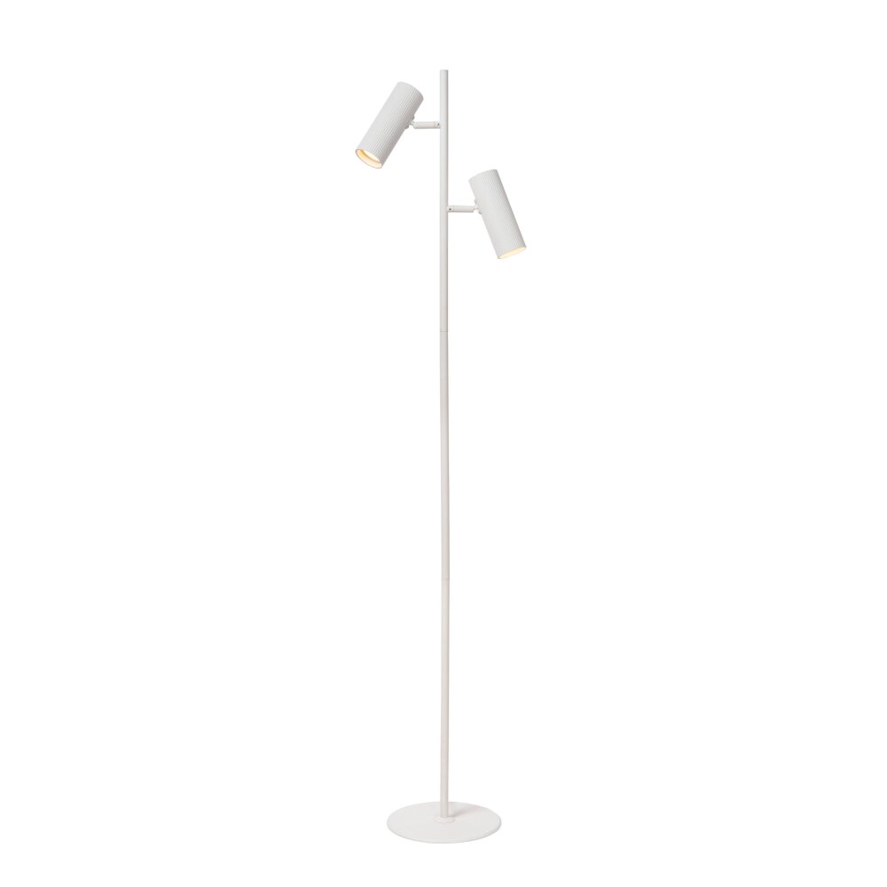 Lampadaire Lucide CLUBS Blanc, 2 lumières main product photo