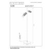 Lampadaire Lucide CLUBS Blanc, 2 lumières