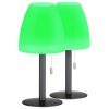 Lampe à poser FHL easy Fiumara LED Noir, 1 lumière, Télécommandes, Changeur de couleurs