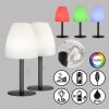 Lampe à poser FHL easy Fiumara LED Noir, 1 lumière, Télécommandes, Changeur de couleurs