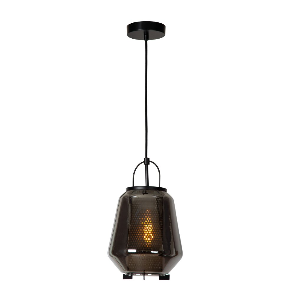 Suspension Lucide SISKA Noir, 1 lumière main product photo