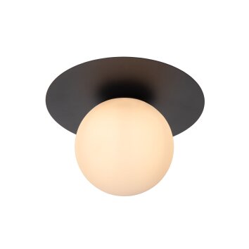Plafonnier Lucide TRICIA Noir, 1 lumière