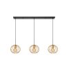 Suspension Lucide DANZA Noir, 3 lumières