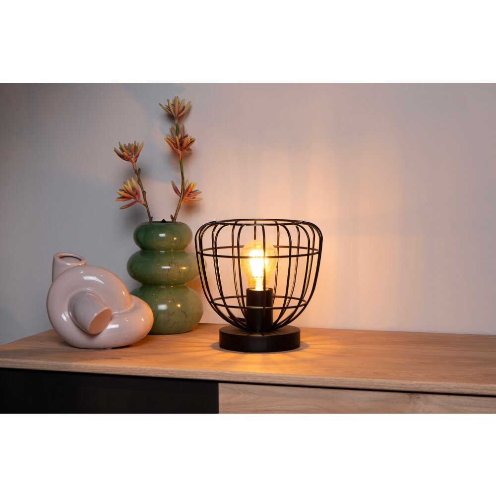 Lampe de table Lucide FILOX Noir, 1 lumière main product photo