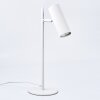 Lampe de table Trutielle Blanc, 1 lumière