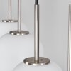 Suspension Verbania Nickel mat, 4 lumières