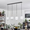 Suspension Verbania Nickel mat, 4 lumières