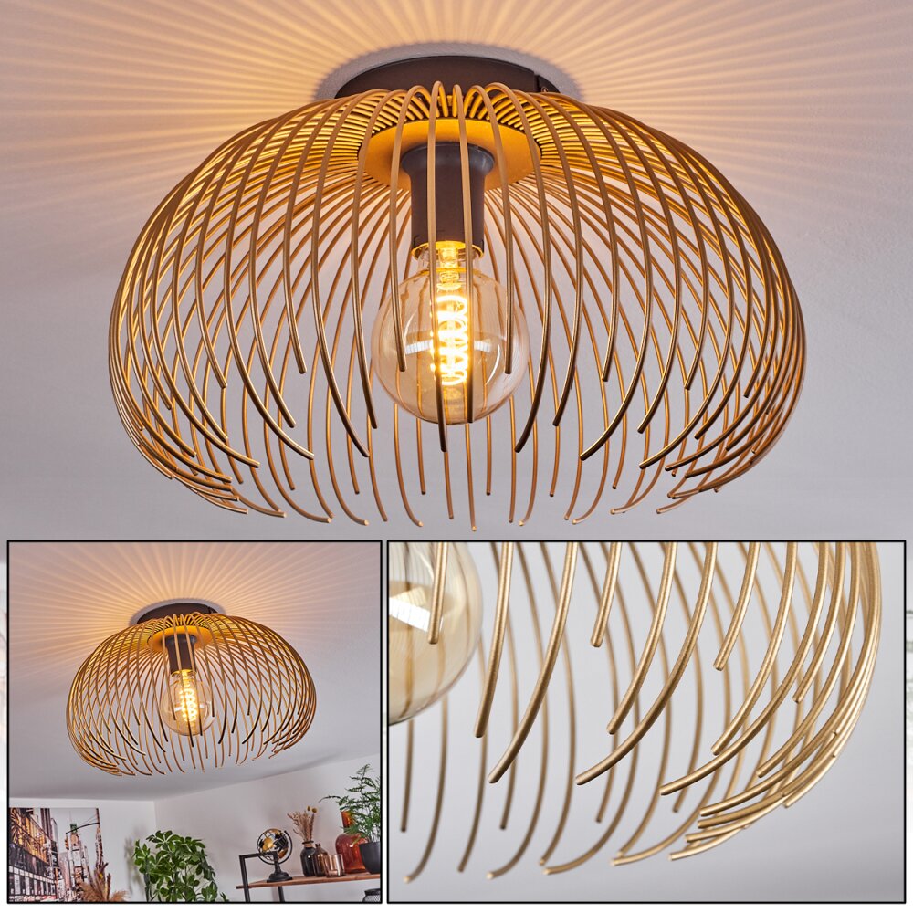 Plafonnier Keryvaland Noir, 1 lumière main product photo