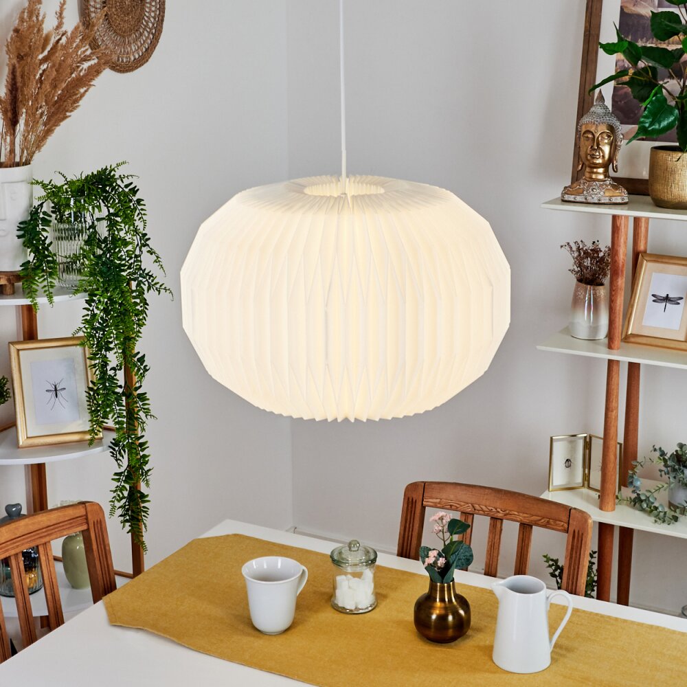 Suspension Regufe Blanc, 1 lumière main product photo