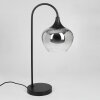 Lampe de table Azurara Noir, 1 lumière