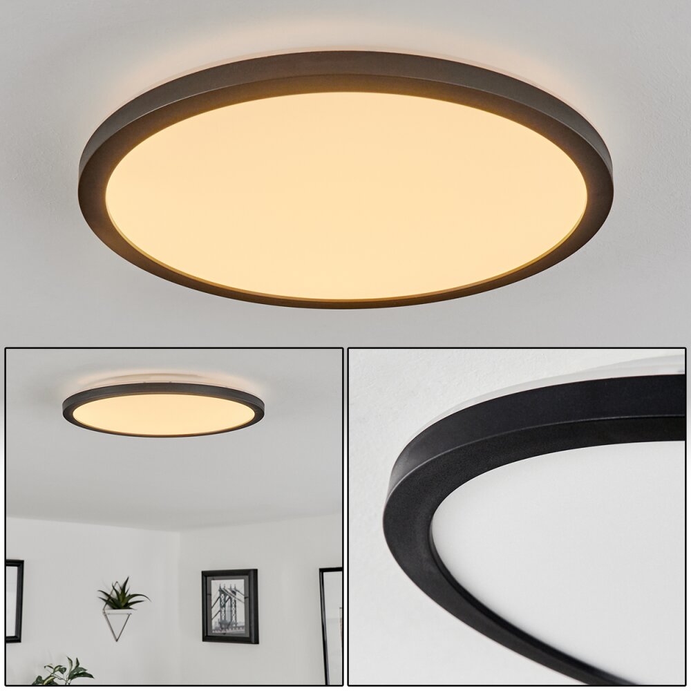Plafonnier Tamesch LED Noir, 1 lumière main product photo