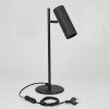 Lampe de table Trutielle Noir, 1 lumière