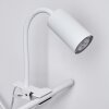 lampe â clipper Javel Blanc, 1 lumière