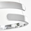 Suspension Rosemond LED Chrome, 1 lumière