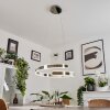 Suspension Rosemond LED Chrome, 1 lumière