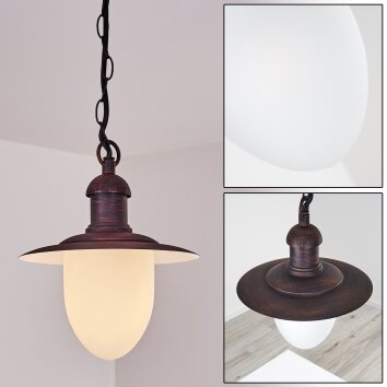 Lampe d'extérieur Surnu Rouille, 1 lumière