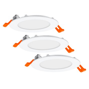 Spot encastrable LEDVANCE DOWNLIGHT SLIM Blanc, 3 lumières