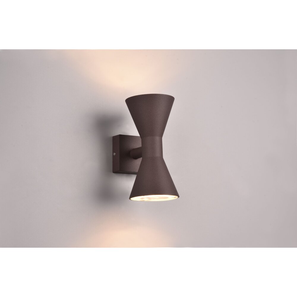 Applique murale d'extérieur Trio Ardas Rouille, 2 lumières main product photo
