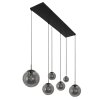 Suspension Steinhauer Bollique Noir, 6 lumières