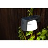 Lampe solaires Lutec Moon LED Anthracite, 1 lumière, Détecteur de mouvement