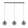 Suspension Steinhauer Lotus Noir, 3 lumières