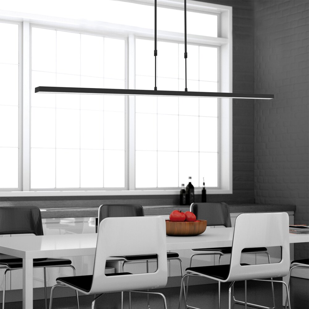 Suspension Steinhauer Bande LED Noir, 3 lumières main product photo