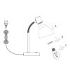 Lampe de table Steinhauer Spring Acier brossé, 1 lumière