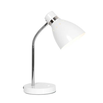 Lampe de table Steinhauer Spring Blanc, 1 lumière