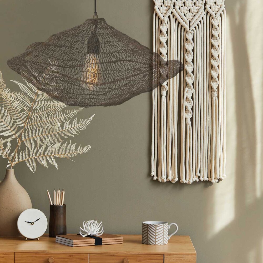 Suspension Steinhauer Feuilleter Bronze, 1 lumière main product photo