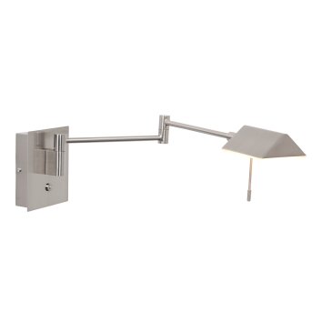 Applique murale Steinhauer Retina LED Acier brossé, 1 lumière