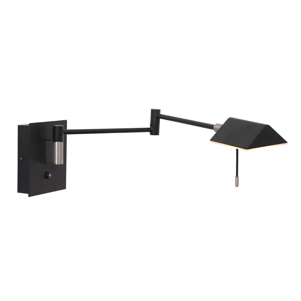Applique murale Steinhauer Retina LED Noir, 1 lumière main product photo