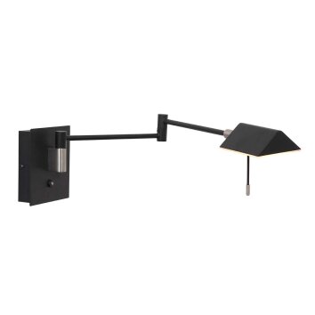 Applique murale Steinhauer Retina LED Noir, 1 lumière