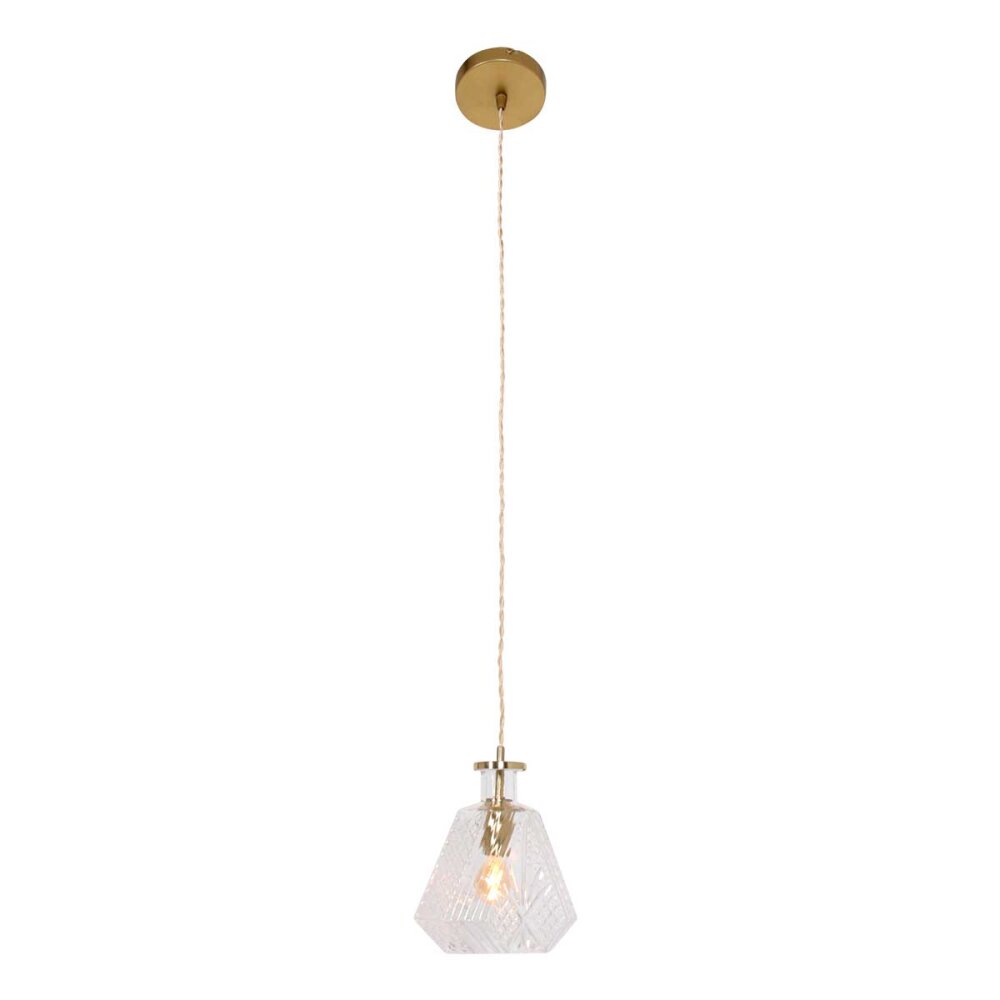 Suspension Steinhauer Grazioglass Laiton, 1 lumière main product photo