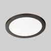 Plafonnier SCHÖNER WOHNEN-Kollektion Flat LED Noir, Blanc, 1 lumière